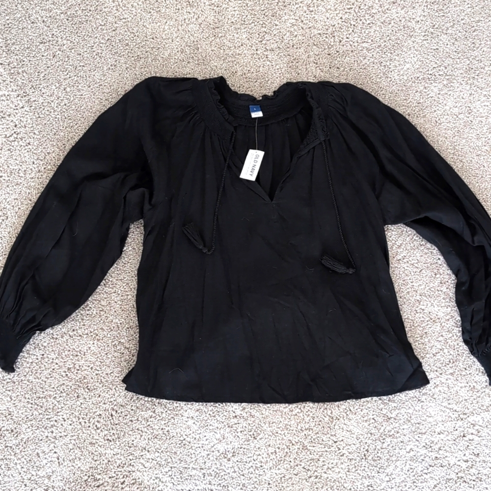 NWT Old Navy Peasant Blouse